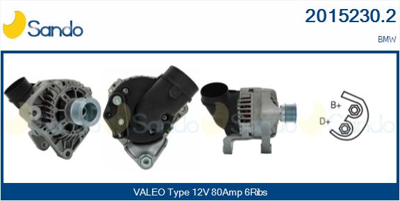 Alternatore SANDO 2015230.2