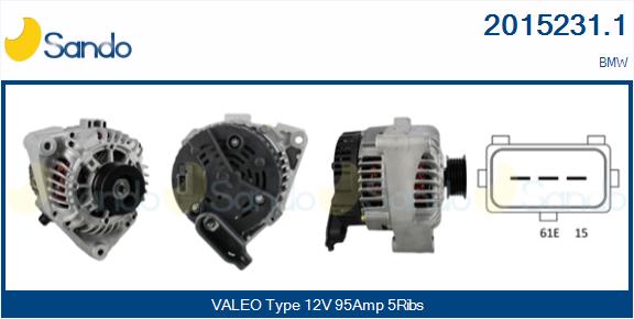 Alternatore SANDO 2015231.1