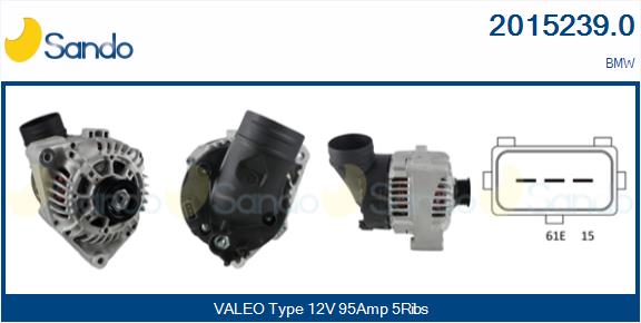Alternatore SANDO 2015239.0