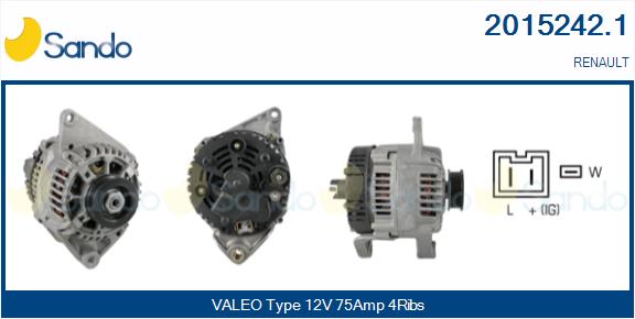 Alternatore SANDO 2015242.1