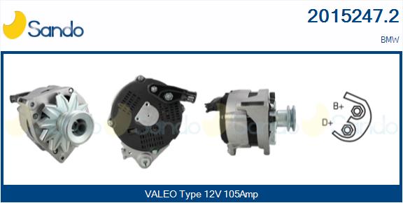 Alternatore SANDO 2015247.2