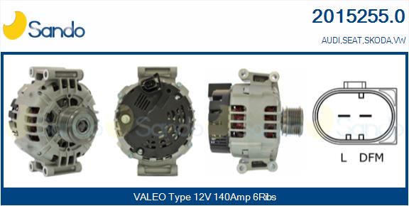 Alternatore SANDO 2015255.0