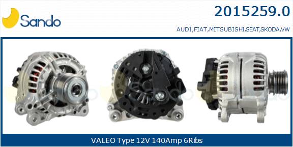 SANDO ALT.RE(ADATTABILE) AUDI A1 1.6 TDI -15