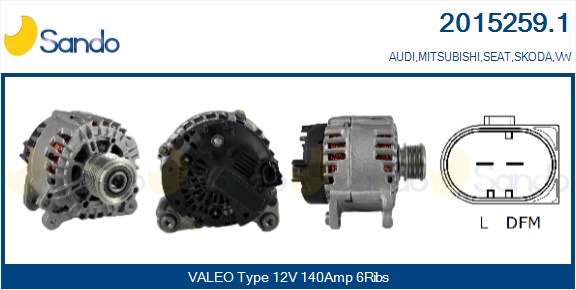  ALTERNATORE (ORIGINALE ) AUDI A4 2.0TDI 06-
