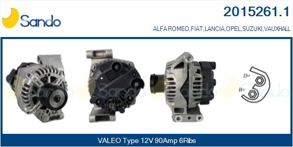 SANDO ALT.RE(ORIGINALE ) FIAT G.PUNTO 1.3DMJ 05-