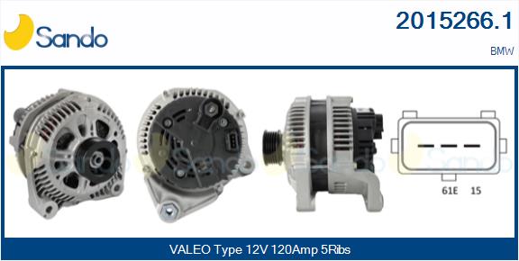 Alternatore SANDO 2015266.1