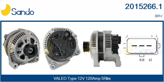  ALTERNATORE (ORIGINALE ) BMW 520D -03