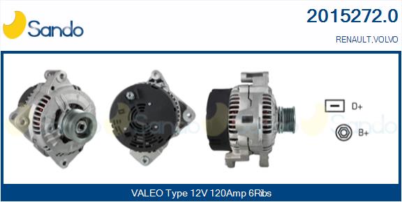 Alternatore SANDO 2015272.0
