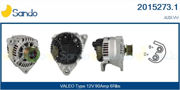 Alternatore SANDO 2015273.1