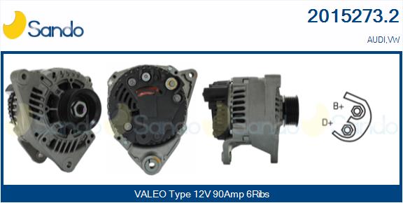 Alternatore SANDO 2015273.2