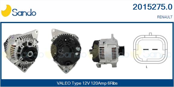 Alternatore SANDO 2015275.0