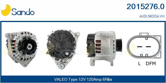 Alternatore SANDO 2015276.0