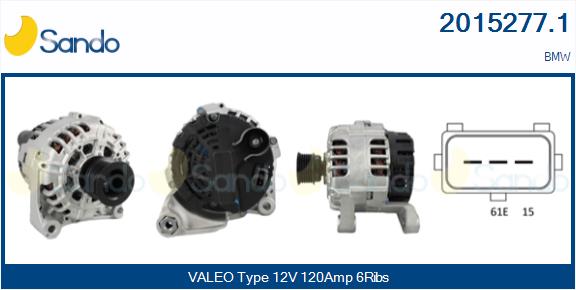 Alternatore SANDO 2015277.1