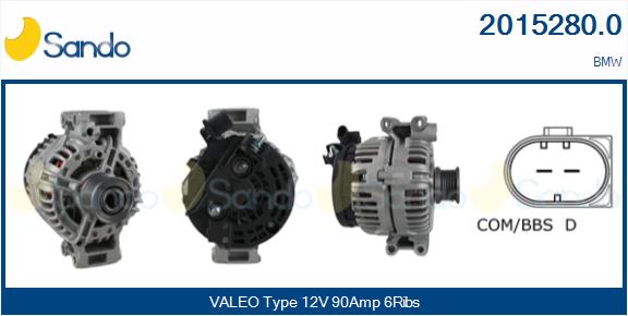 Alternatore SANDO 2015280.0
