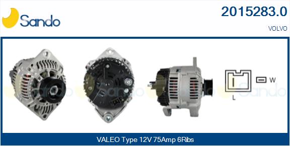 Alternatore SANDO 2015283.0