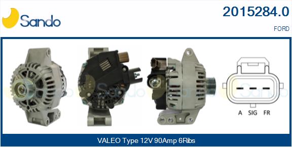 Alternatore SANDO 2015284.0