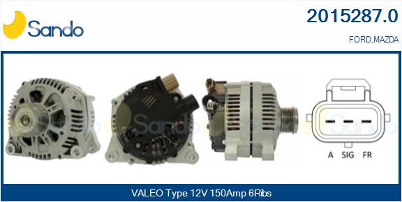 Alternatore SANDO 2015287.0