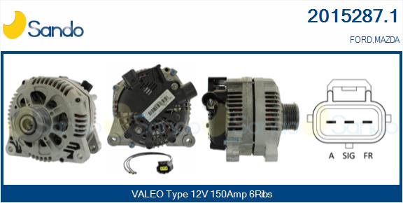 Alternatore SANDO 2015287.1