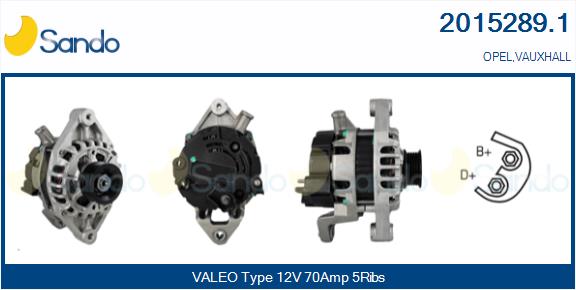 Alternatore SANDO 2015289.1