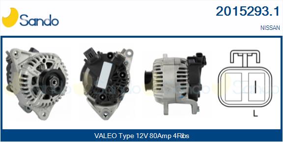 Alternatore SANDO 2015293.1