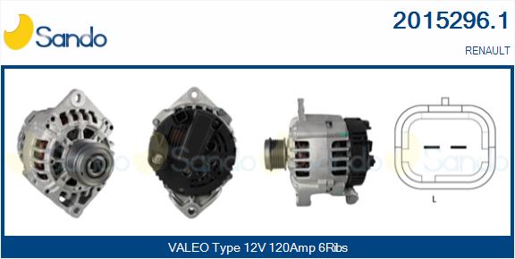 Alternatore SANDO 2015296.1