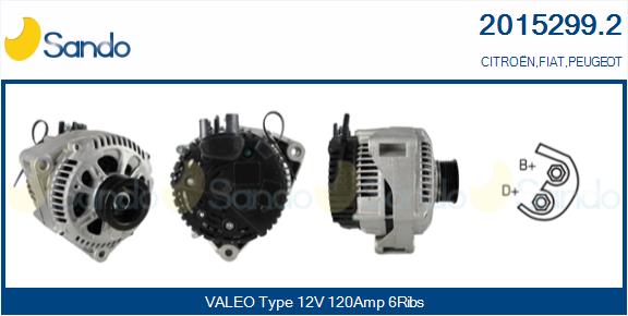 Alternatore SANDO 2015299.2
