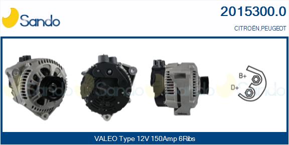 Alternatore SANDO 2015300.0