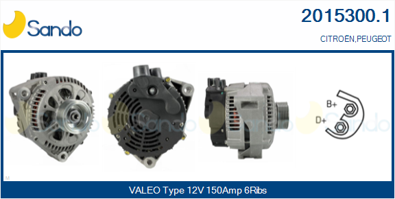 Alternatore SANDO 2015300.1