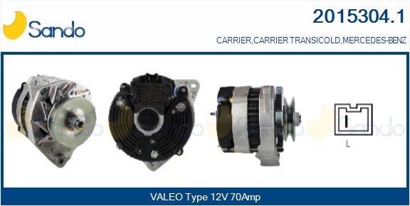  ALTERNATORE (ORIGINALE ) CARRIER