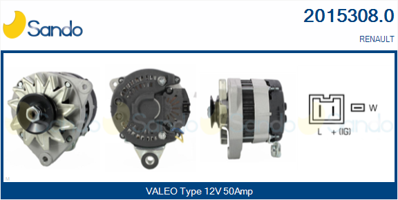 Alternatore SANDO 2015308.0