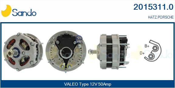 Alternatore SANDO 2015311.0