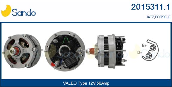 Alternatore SANDO 2015311.1