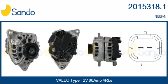 SANDO ALT.RE(ORIGINALE ) MISSAN MICRA 1.2 -10