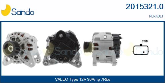 Alternatore SANDO 2015321.0