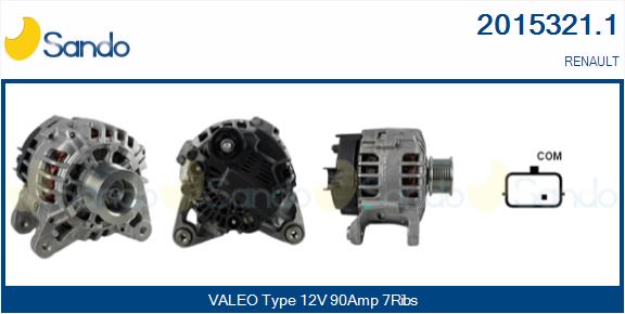 Alternatore SANDO 2015321.1