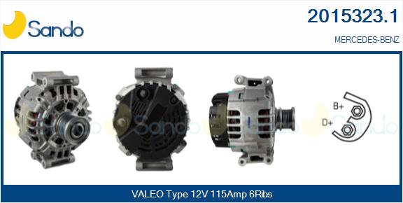 Alternatore SANDO 2015323.1