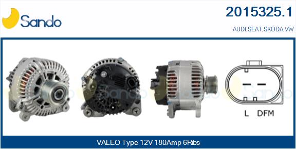 Alternatore SANDO 2015325.1