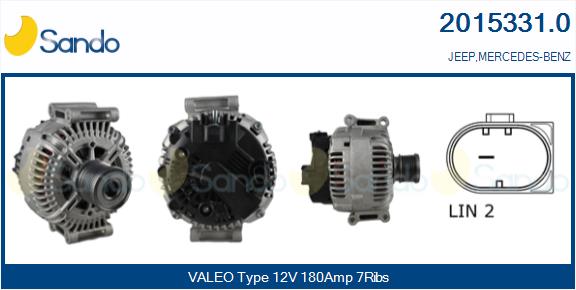 Alternatore SANDO 2015331.0