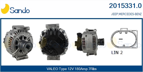  ALTERNATORE (ADATTABILE) JEEP CHEROKEE 3.0 CRD -10