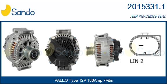 Alternatore SANDO 2015331.1