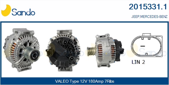 ALTERNATORE (ORIGINALE ) MERCEDES SPRINTER 06-