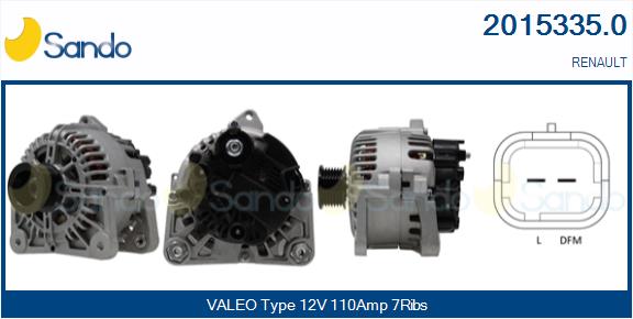  ALTERNATORE (ADATTABILE) RENAULT MEGANE 1.9 DCI -09