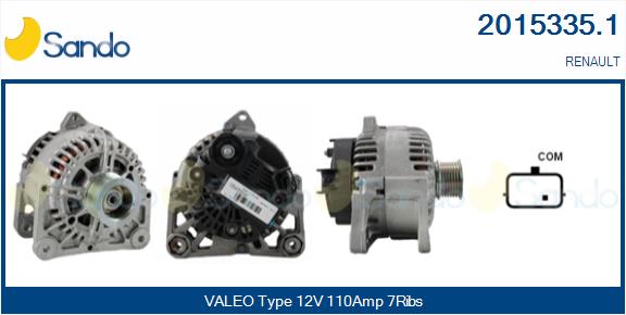Alternatore SANDO 2015335.1