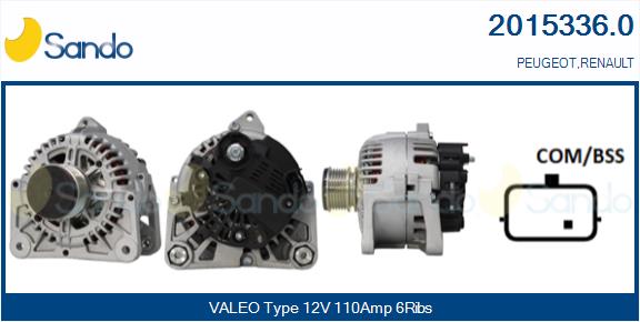 Alternatore SANDO 2015336.0