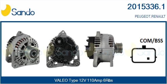 Alternatore SANDO 2015336.1