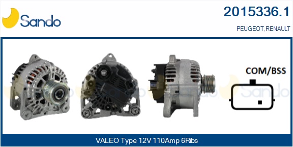  ALTERNATORE (ORIGINALE ) RENAULT KANGOO 1.6 08-