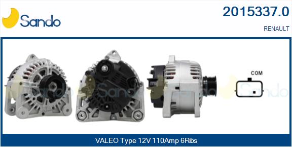 Alternatore SANDO 2015337.0