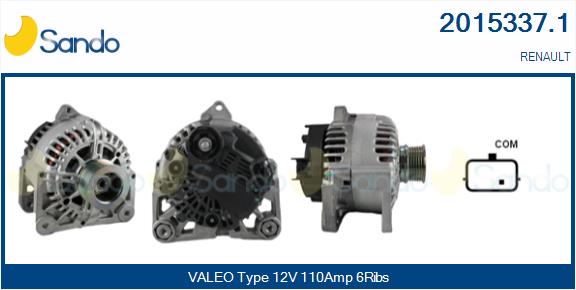 Alternatore SANDO 2015337.1