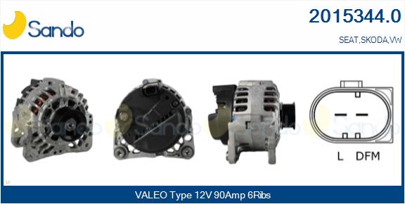Alternatore SANDO 2015344.0