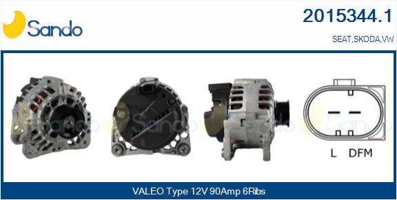 Alternatore SANDO 2015344.1